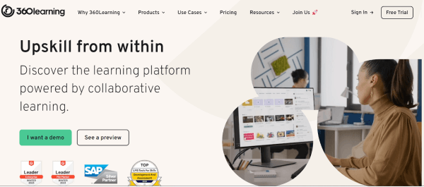 Web based training platform - 360Learning