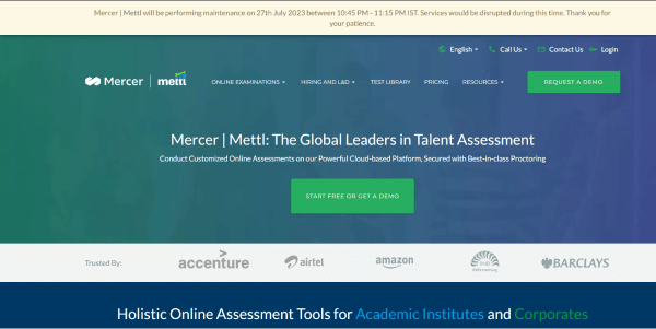 Best assessment tools - Mettl