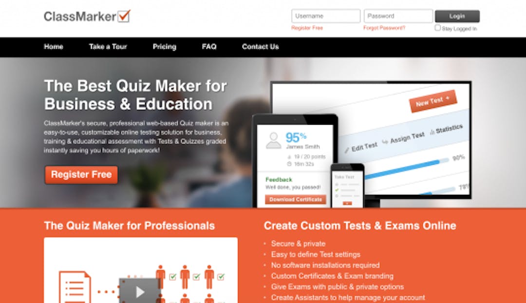 Online Test Maker - ClassMarker