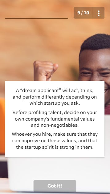 talent management program - interviewing talent for startups