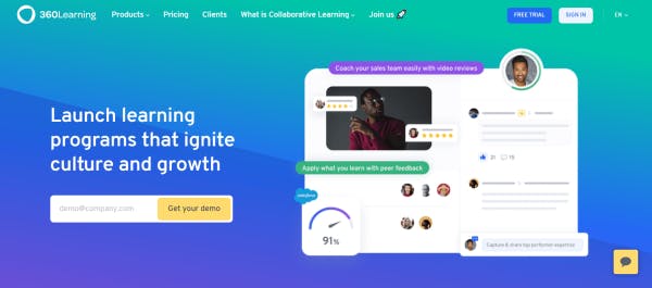 Free Learning Management System - 360 learning