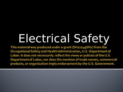 Electrical Safety