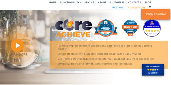 MLearning Training Portal - Core Achieve