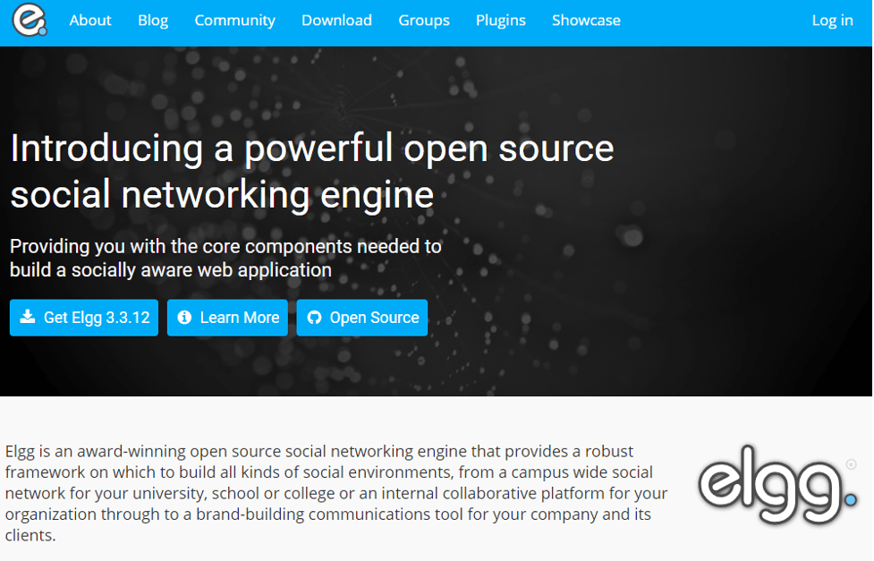 Social Learning Management System - Elgg