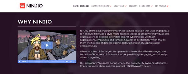 Security Training Software - NINJIO