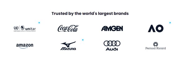 World's largest brands including Amazon, UNITAR, Coca-Cola