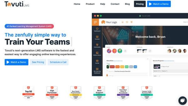 Top LXP Platform - Tovuti LMS