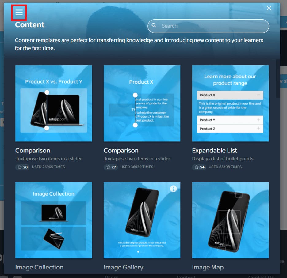 SC Training (formerly EdApp) Instruction Design System - Template Library