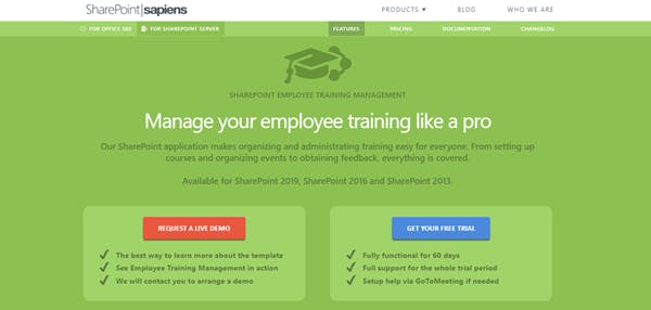 Employee Training Tracker - SharePoint