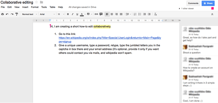 Google Docs Collaborative Learning Solution