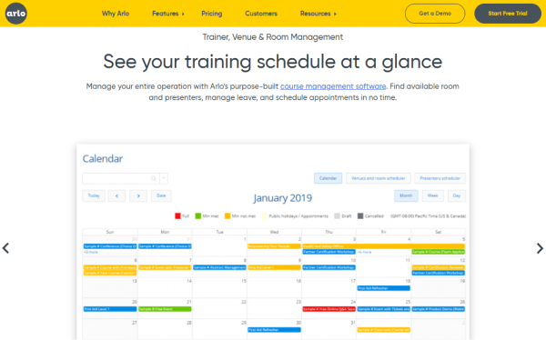 Training Management Tool - Arlo