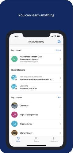 Mobile Learning Solution - Khan Academy