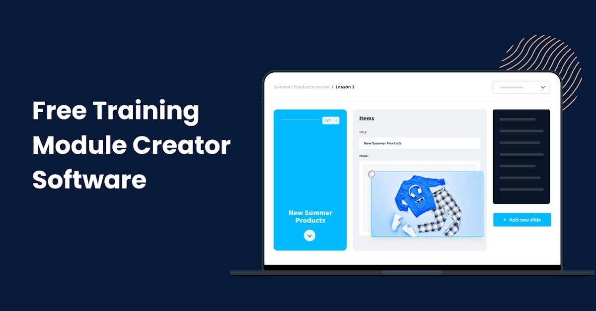 Free Training Module Creator Software