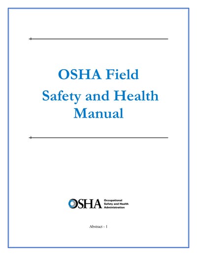 Osha Field Safety And Health Manual