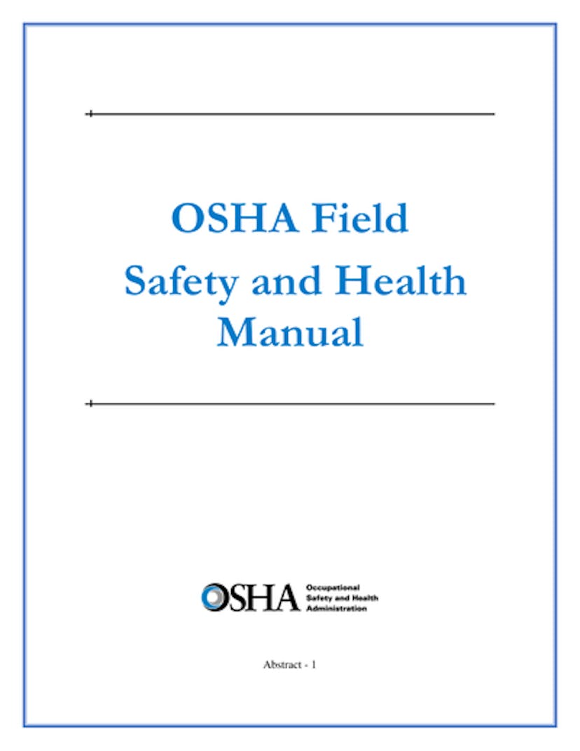 Osha Field Safety And Health Manual