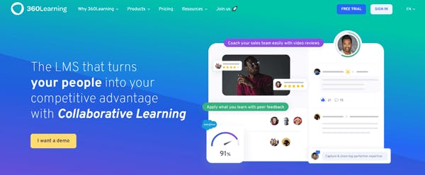 Top LMS for Peer Learning - 360learning