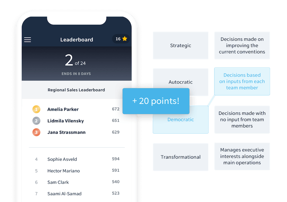 Employee Reward and Recognition with SC Training (formerly EdApp) Leaderboards