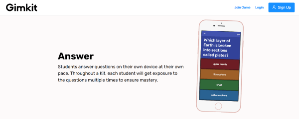 Game Based Learning Platform - Gimkit