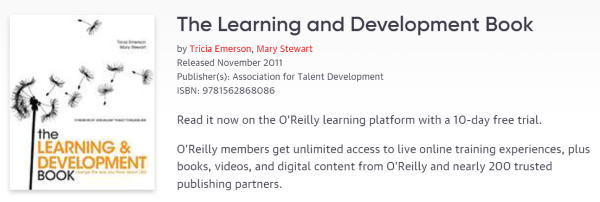 Training and Development Book - The Learning and Development Book by Mary Stewart