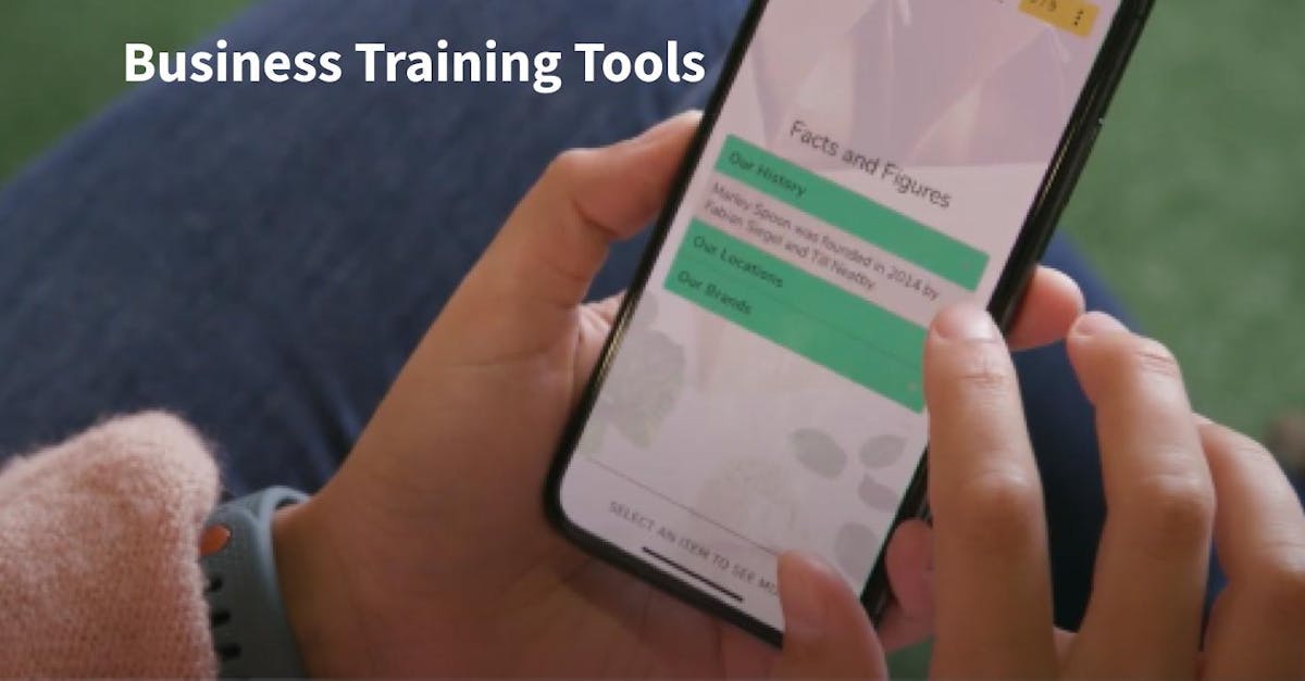 Business Training Tools