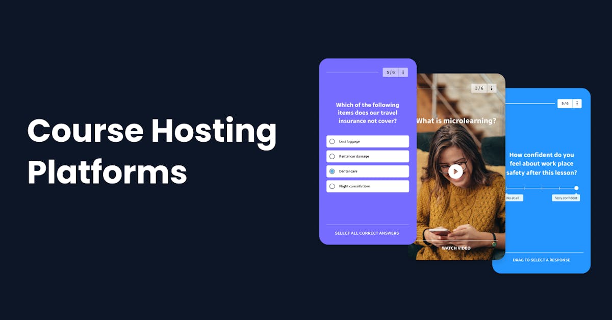 Course Hosting Platforms