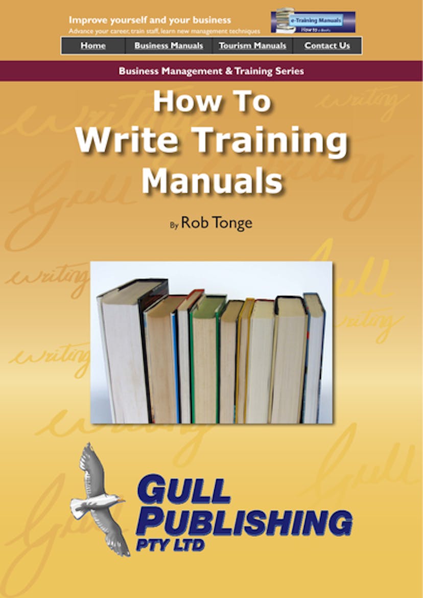 Write Training Manuals