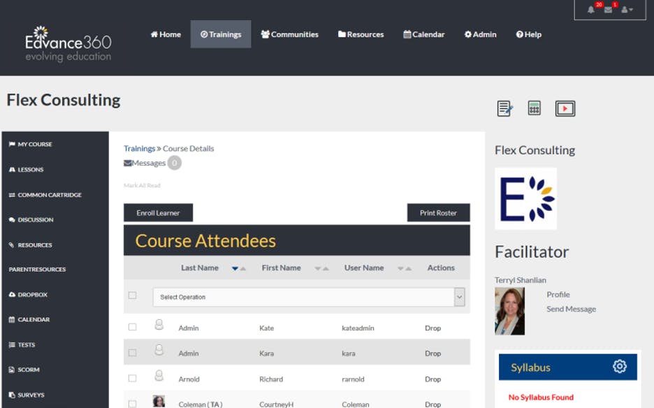Virtual Classroom Platform - Edvance360