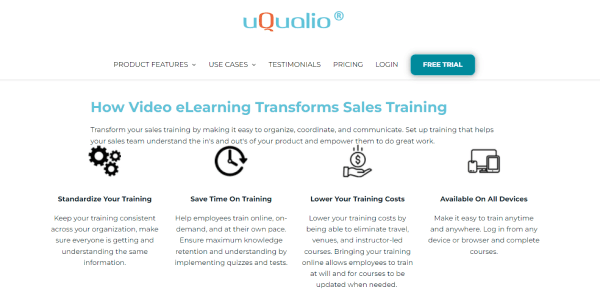 Sales Enablement App - uQualio