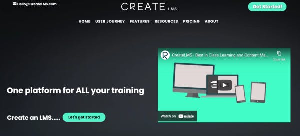 eLearning Software Solution - Create LMS