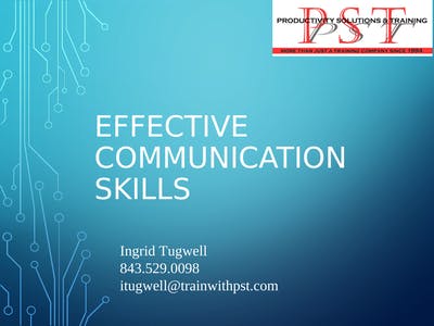 Effective Communication Skills