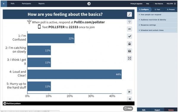 Poll Everywhere Instructional Design Software Tool