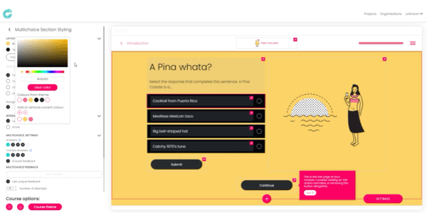 Elearning Authoring Platform - Chameleon Creator