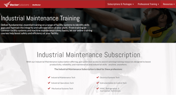 Maintenance Training Tool - RedVector