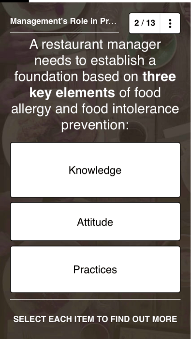 Top 10 Employee Training Videos &amp; Microlearning Courses - Allergies and Food Intolerance in Restaurants