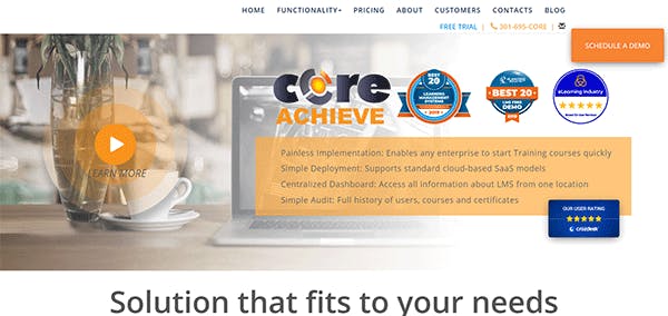 Integrated LMS solutions - CoreAchieve