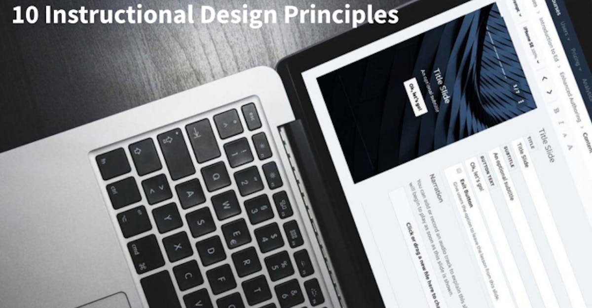 Instructional Design Principles