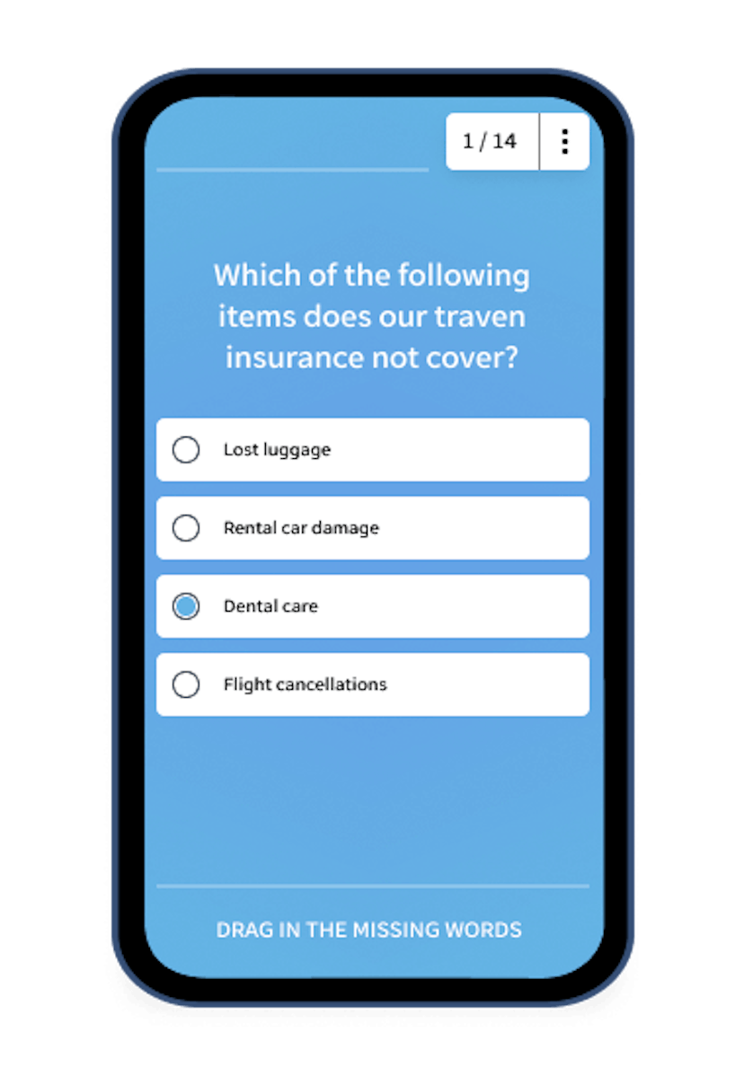 Types of Quizzes - Multiple-Choice