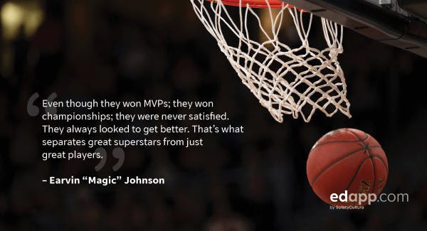 Magic Johnson Training Quote - Superstars