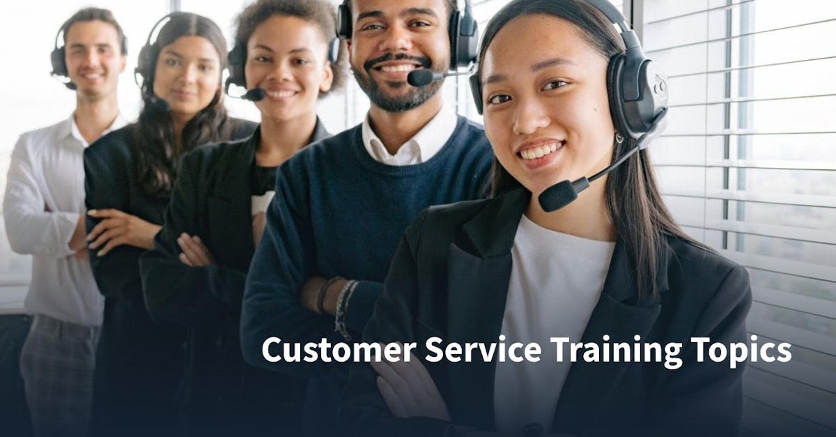 Customer Service Training Topics