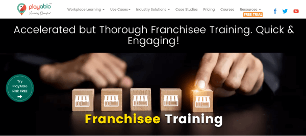 Tool to Manage Franchise Training Programs - PlayAblo
