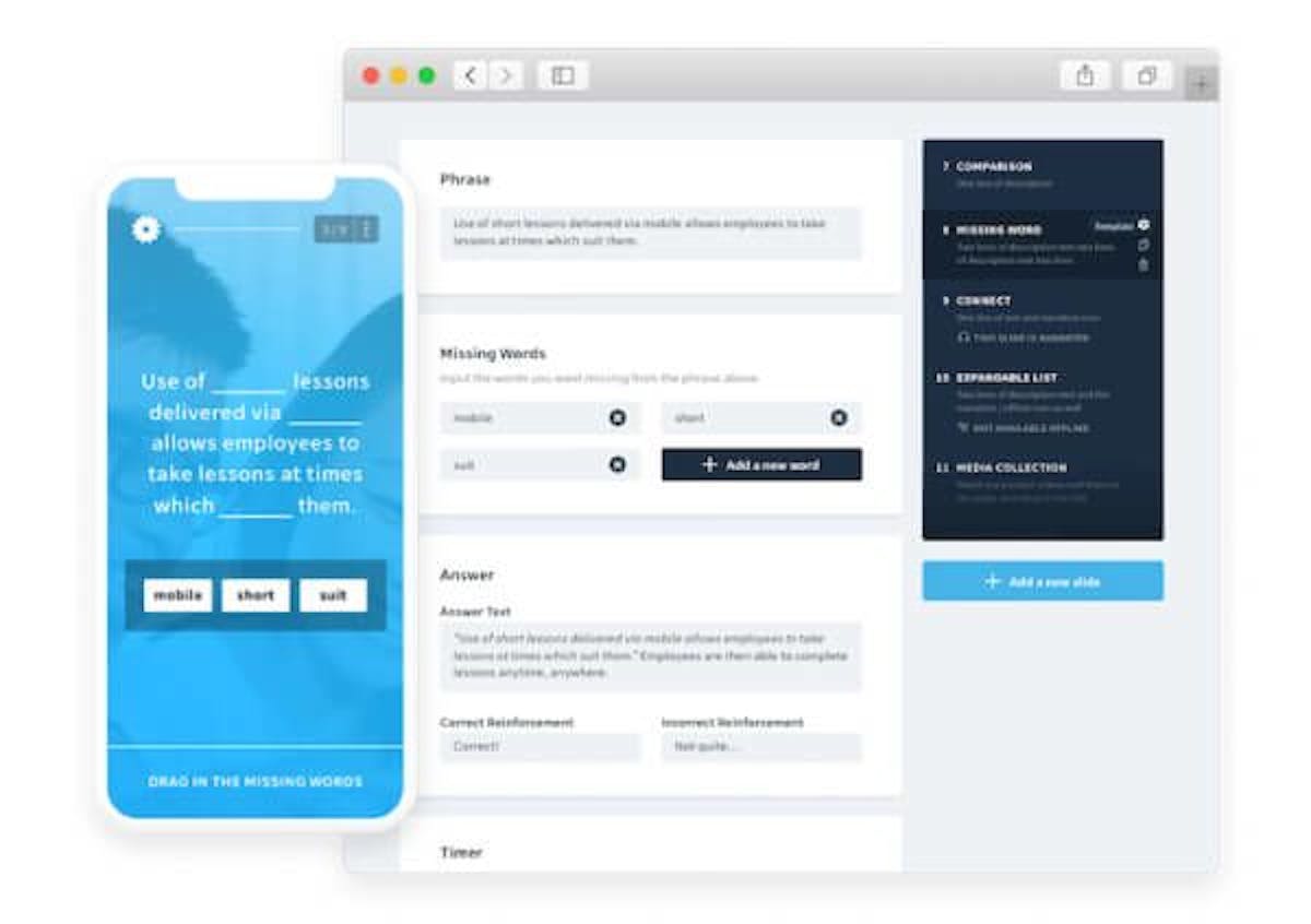 Types of Training - SC Training (formerly EdApp) Creator Tool