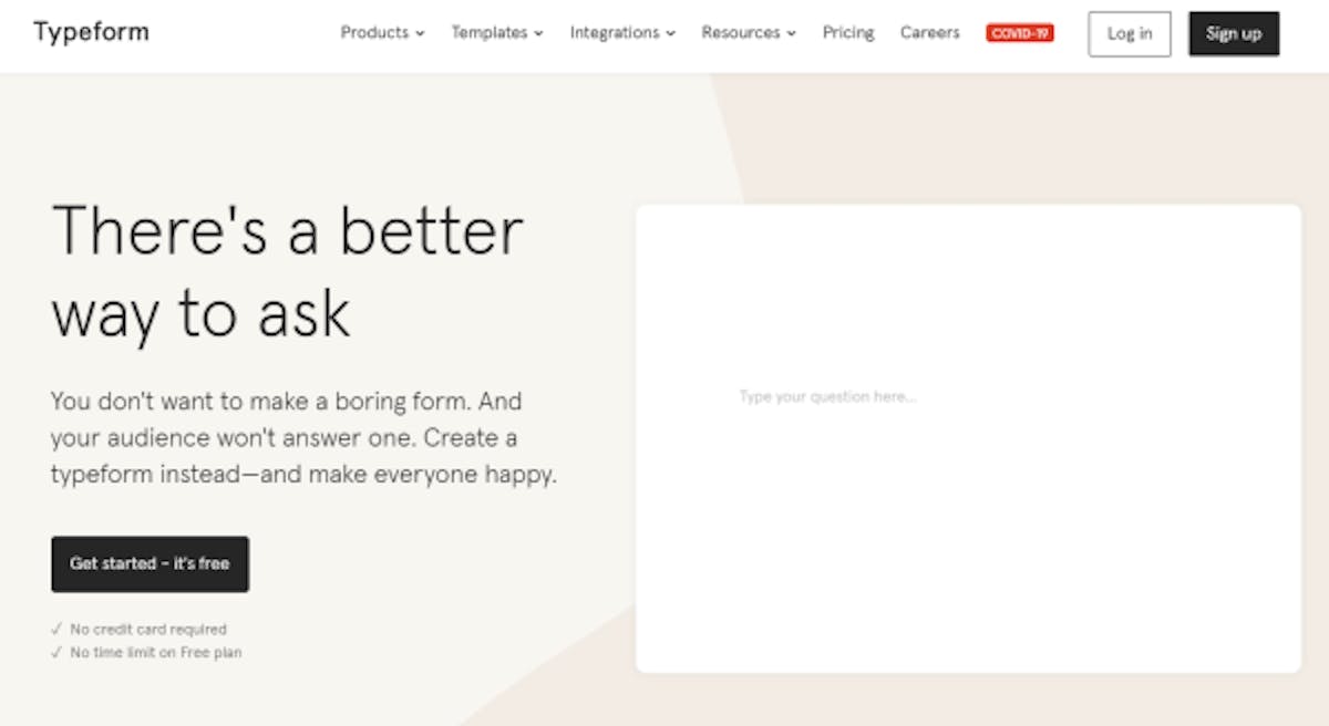Quiz Software - Typeform