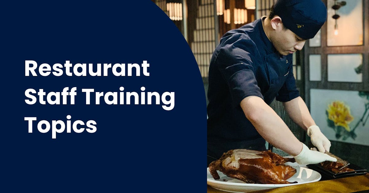 Restaurant Staff Training Topic