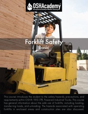 Free Forklift Training Course - OSHA Train