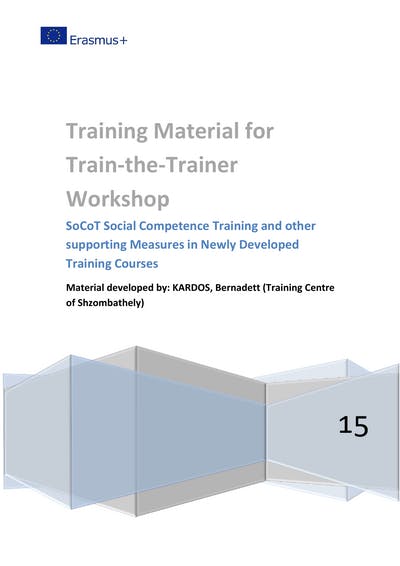 Training Material For Train-the-trainer Workshop
