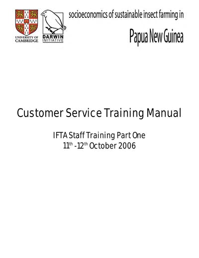 Customer Service Training Manual