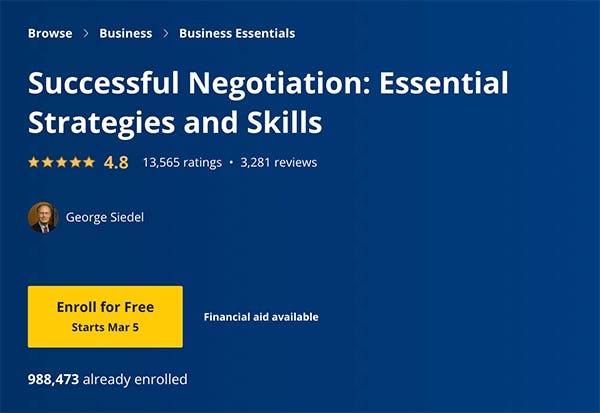 Course For Sales - Successful Negotiation: Essential Strategies and Skills