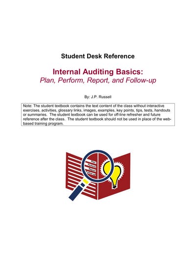 Internal Auditing Basics: