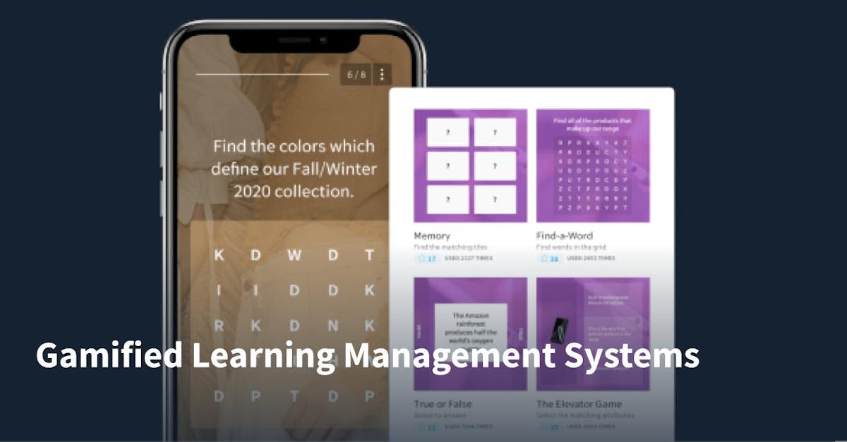 Gamified Learning Management Systems