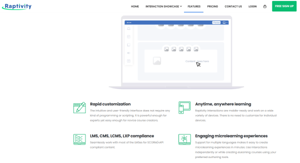 Elearning Authoring Platform - Raptivity